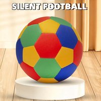Indoor Silent Soccer Ball Low Bounce Soft Foam Mute Football No Noise Safe for Kids Toddler Boys Girls Home Play
