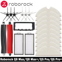 Roborock Q8 Max, Q8 Max+, Q5 Pro, Q5 Pro+ Robot Vacuum Cleaner Accessories Main Brush cover Hepa Filter Mop Pad Spare Parts