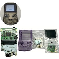 GBC Handheld Game Console Accessory Kit 2.6/2.78 Inch IPS LCD Screen+GBC Motherboard+New Replacement Shell for GAME BOY Color