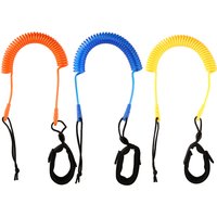 10ft Coiled Leash Kit Paddleboarding Surfing Stand Up Surfboard Leash Leg Rope for Outdoor Watering Playing Supply