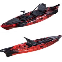 LSF Canoe/Kayak Factory 1 Person Single Ocean Fishing Kayak with Adjustable Hro Comfort Seat