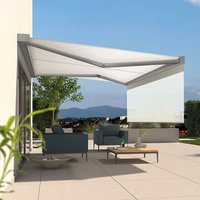 DN Automatic Awning Outdoor Cassette Foldable Awning Sun Shades Electric Retractable Awning for Restaurant Garden Buildings