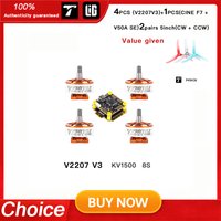 T-Motor Velox V2207 V3.0 Brushless Motor 1500KV 1750KV 1950KV 2050KV 2550KV 4S 6S for FPV Racing Freestyle Drone Quadcopter BLDC