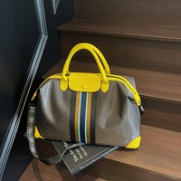 Large Capacity Travel Bag Women's Fashionable 2026 New Handheld Crossbody Fitness Bag Nylon Material Single Shoulder Strap