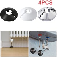 15mm Radiator Pipe Collars Cover Electroplate Chrome Floor Decorative Radiator Escutcheon Water Pipe Cover Faucet Accessories