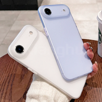 0.45mm Ultra Thin Matte Soft Silicone Case For iPhone 17 Pro Max 17 Air 17 Pro Candy Color Translucent Slim Clear Shell