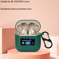 For JBL Tour Pro 2/3 Case Solid Color Earphone Cover Fundas Shell Soft Shockproof Silicone Hearphone Accessories