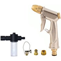 High-pressure Water Gun Adjustable Cleaning Car Wash Machine Garden Watering Hose Nozzle Sprinkler Foam Water Gun Clean Tools
