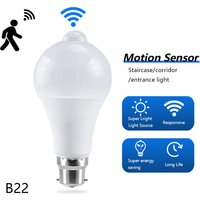 B22LED PIR Motion Sensor Light Bulb 6W15W 18W Outdoor Lighting Human Induction Bulb Lamp For Living Room Bedroom Corridor Garage