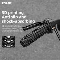 ESLNF 3D Printed Bicycle Handlebar Grips Honeycomb Mountain Bike Grip 3D Printed MTB Grips Ultralight Bicycle Handle