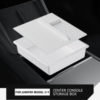 Center Console Storage Tray For Tesla Model 3 Highland 2024 2025 Model Y Juniper 2025 2026 Armrest Storage Box Car Accessories