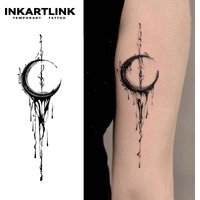 Moonscars Temporary Tattoo,Lasts To 15 Days New Technology Magic Waterproof Semi Permanent Sticker.