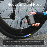 Topump TB2PRO Electric Tire Inflator 120PSI Portable Schrader Presta Bicycle Tire Pump LED Screen Cycling Accessories