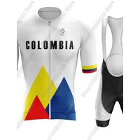 AliExpress NONE Colombia cycling jersey 2025 Set Summer Men Bicycle Clothing Road Bike Shirts Suit Bicycle Bib Shorts MTB Ropa Maillot