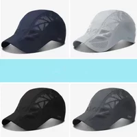 Summer Sports MensVisors Summer Quick Drying Snapback Peaked Cap Women Man Sun Hat Letter Fashion Breathable Adjustable
