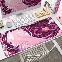 Honkai Star Rail Cyrene Mousepad Love Pink Anime Girl Desk Mat HD Print Keyboard Mats Mouse Pad Computer 900x400mm Accessories
