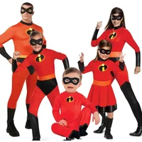 Violet Dash Kids Cosplay Jumpsuit Adult Superhero Family Costume For Halloween Carnival Baby Jack Costume