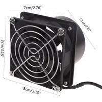Smoke Absorber Fume Extractor Fan Pipe Duct Exhuast Fan USB Adjustable Speed Smoke Absorber Accessories Range Hood Accessories