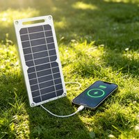 NEW Solar Panel 5V USB Portable Solar Charger Stabilize Voltage for Phone Power Bank Outdoor Camping RV Home Daily Gift