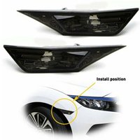 Car Front Bumper Side Marker for Honda Civic Coupe Sedan 2016 2017 2018 2019 2020 2021 Lamp Signal Light Housing Reflector