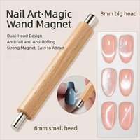 New Cat Eye Nail Polish Magnet Double End Nail Cateyes Magnet Strong Nail Magnet for Cat Eyes Heart Cat Eye Tool CXB07