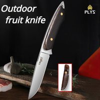 Forged Longquan Outdoor Fruit Knife, Household Fruit Knife Multifunctional Knife, Sharp High Hardness Portable Small Knife