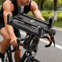 1/2pcs Bicycle Phone Holder Reliable MTB Phone Mount Stand Bicycle Holder Aluminum Adjustable Bike Phone Holder Nonslip Holder