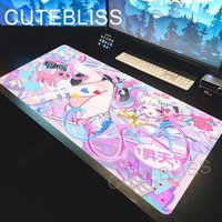 Cult Style Needy Streamer Overload Mouse Pad Extended Mat HD Print Non-Slip Rubber Big Desk Mat Game Collectors Mousepad 90x40cm