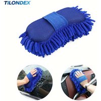 1/2PCS Portable Microfiber Cleaning Sponge Multipurpose for Car Motorcycle Household Use