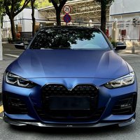 PET Mugello Blue Car Vinyl Film Frosted PVC Self-Adhesive Waterproof Scratch Resistant Sticker Auto Motorcycle Body Wrap Decal