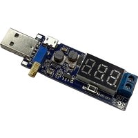 USB DC-DC Buck Boost Converter Module 3.5-12V to 1.2-24V Adjustable Voltage Regulator With LED Digital Display for Arduino