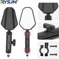 AliExpress NONE Off Road Motorcycle Wide Folding Rearview Mirror Adjustable Side Mirror For Adventure Series Dirt Street Bike ATV Motorbike