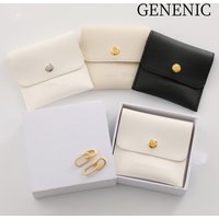 1Pc PU Leather Jewelry Packaging Bags Necklace Ring Bracelet Earrings Organizer Storage Snap High End Mini Gift Jewelry Pouch