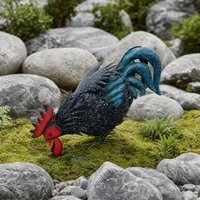 Metal Rooster Ornament Standing Rooster Sculpture Metal Rooster Yard Art Sculpture Outdoor Chicken Garden Statue for Kitchen