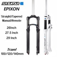 SUNTOUR EPIXON Original Fahrradgabel 26 Zoll 27,5 Zoll 29 Zoll Öl- und Gasgabel (Luftfederung/Öldämpfung) MTB Fahrrad Vordergabel