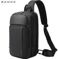 BANGE Anti-Theft Cross Bag Fashion Men's Bag Aesthetic Bags For Men Waterproof Shoulder Bag Male Chest Bag Lightweight Slingbag
