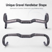 AliExpress NONE GREVIL Carbon Gravel Bicycle Handlebar T1000 Drop Bar 31.8mm 38/40/42cm for Road Gravel Cyclocross Bike