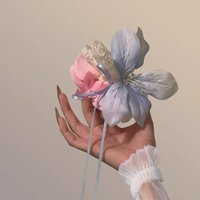 1/2 Ladies' Hair Clips Chinese Flower Gentle Elegant Ribbon Sweet Versatile Hair Pins Headwear High-quality Hair Accessories