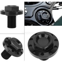 Motocycle Black CNC Aluminum Steering Stem Bolt For Harley Dyna Sportster 1200 883 Dyna FXR 72 48