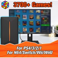 Launchbox Gaming Hard Drive Disk Retro Game Console for PS4/PS3/PS2/WiiU/Wii/N64/DC/PS1 for Win PC/Laptop With 3760+PC/3D Games