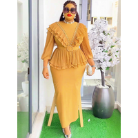 Elegant African Dresses For Women 2025 New Autumn Fashion Turkey Wedding Party Long Dress Plus Size Evening Gown Ladies Clothing
