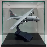 US Air Force C130 Hercules Transport Aircraft 1/200 Scale Alloy Finished Military Fighter Replica Model For Collectors Display