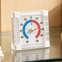 -50C~50C Dial Temperature Thermometer Window Indoor Outdoor Wall Garden Home Graduated Disc Measurement Multimeter