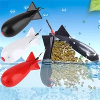 Fishing Accessories Carp Fishing Rocket Feeder Large Small Spod Float Lure Bait Holder 14.5cm/19cm Pellet Rockets Feeders