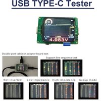 Type-C USB Tester Line Detection Board USB Emark PD Data Cable Wire Adapter Detection Repair Short Circuit Test Digital Display