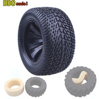 DIY wheel 1/12 Rubber Racing Car Tyre Tires & Plastic Hubs Wheel Rims for 1:12 RC Car Racing Car RC Spare Parts Wheel Tire