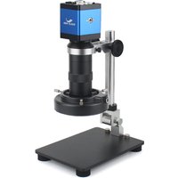 1080P HDMI VGA Digital Video Monocular Microscope Camera TF Storag130X Zoom C-Mount Lens For Phone PCB Soldering Repair Tools