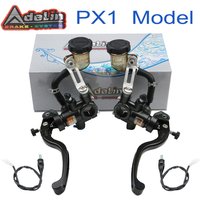 Universal Adelin PX1 Motorcycle Radial Mounting Brake Clutch Master Cylinder Handlebar Motorbike Hydraulic Pump Brakes Levers