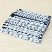Music Notes Pencils, Piano Keyboard Print Wooden HB Pencils, Black Lead Pencils for Students, Music Themed Stationery Gifts