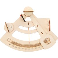 Handmade DIY Sextant Educational Tool Kids Science Teaching Aid for Cognitive Learning Geography Astronomy School Science
